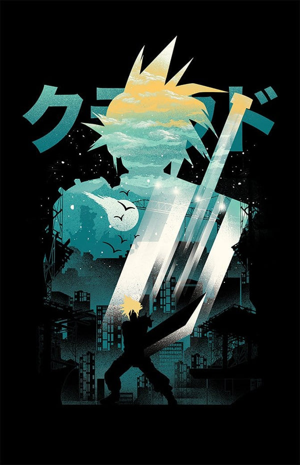 FF7 Cloud Posters by Dan Elijah Fajardo - Pixel Empire