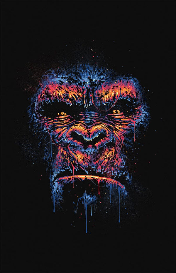 Colorful King Posters by Glitchy Gorilla - Pixel Empire