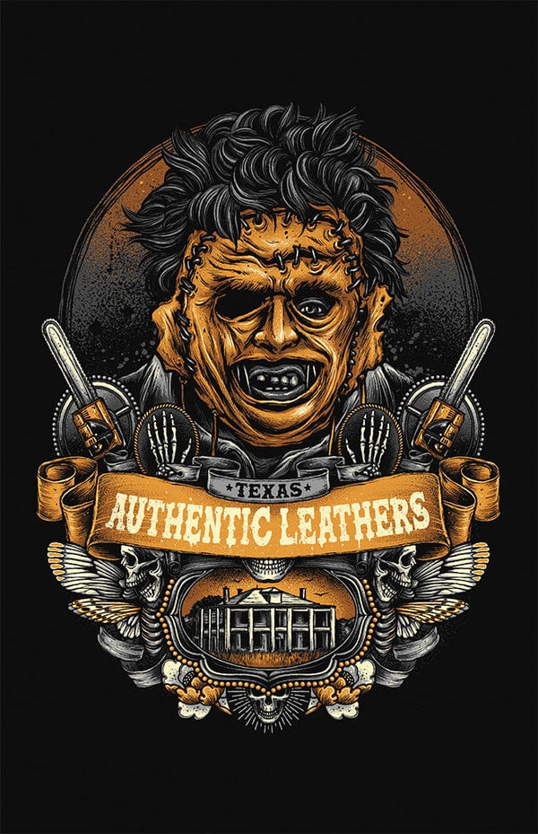Texas Authentic Leathers Posters by Glitchy Gorilla - Pixel Empire
