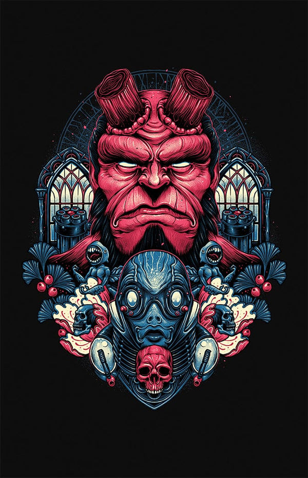 Fire And Water Posters by Glitchy Gorilla - Pixel Empire