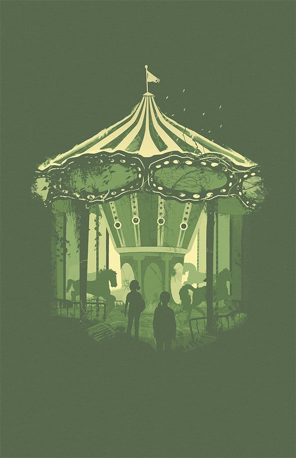 Riley And Ellie's Carousel Posters by Brandon Meier - Pixel Empire
