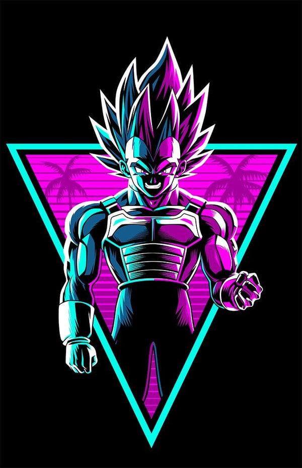 Retro Courage Canvas by Alberto Cubatas - Pixel Empire