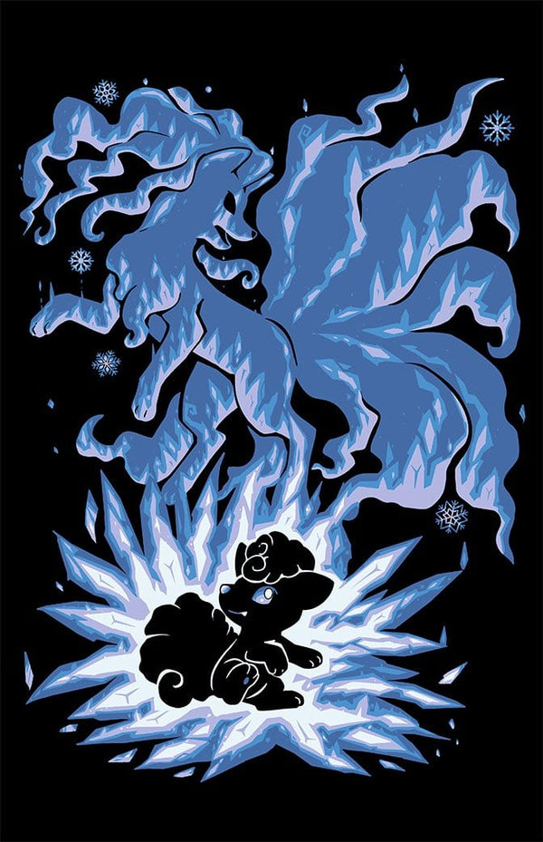 The Ice Tailed Fox Within Posters by Techranova - Pixel Empire