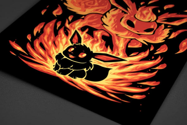 The Fire Evolution Within Posters by Techranova - Pixel Empire