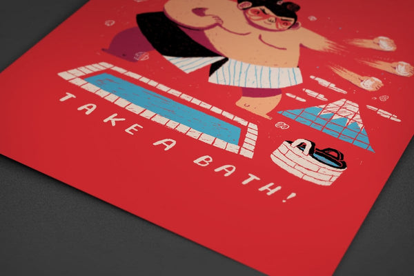 Take A Bath Posters by Louis Roskosch - Pixel Empire