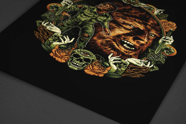 Curse Of The Full Moon Posters by Glitchy Gorilla - Pixel Empire