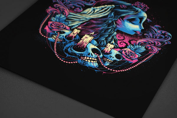 Colorful Bride Posters by Glitchy Gorilla - Pixel Empire