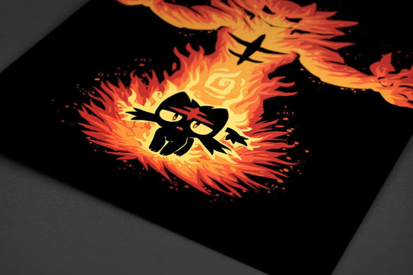 The Fire Cat Within Posters by Techranova - Pixel Empire