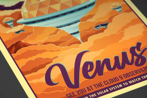 Space Tourism Venus Luxury Airships Posters by B Cubed Designs - Pixel Empire