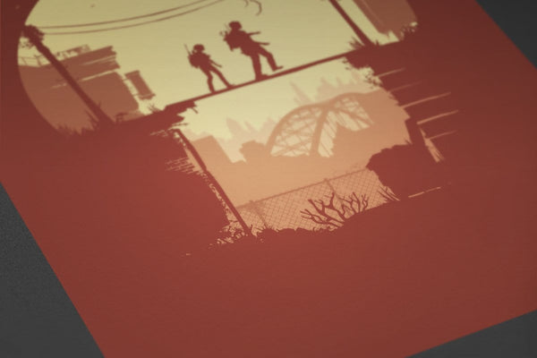 Joel And Ellie Planking Posters by Brandon Meier - Pixel Empire