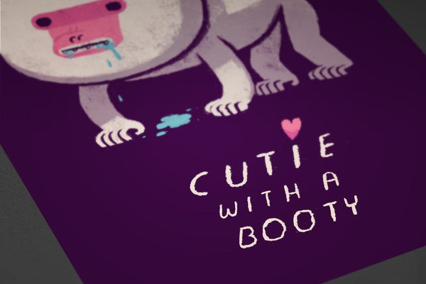 Cutie With A Bootie Posters by Louis Roskosch - Pixel Empire