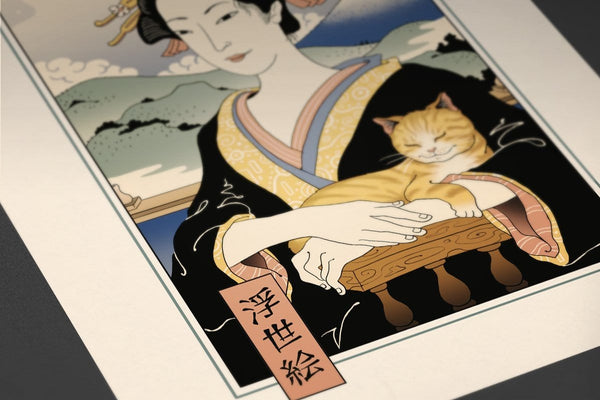 Mona Lisa Ukiyo-e Posters by Vincent Trinidad - Pixel Empire
