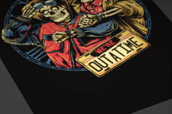 Outatime Posters by Glitchy Gorilla - Pixel Empire