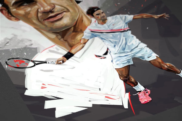 Roger Federer Posters by Dmitry Belov - Pixel Empire