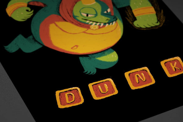 King K. Rool Dunk Mania Posters by Louis Roskosch - Pixel Empire