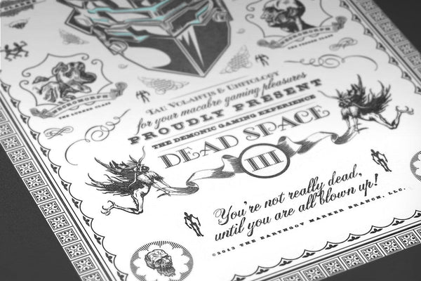 Dead Space Vintage Print Posters by Barrett Biggers - Pixel Empire