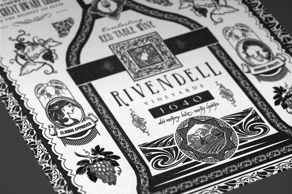 Rivendell Wine Vintage Advertisement Posters by Barrett Biggers - Pixel Empire