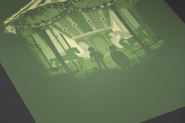 Riley And Ellie's Carousel Posters by Brandon Meier - Pixel Empire