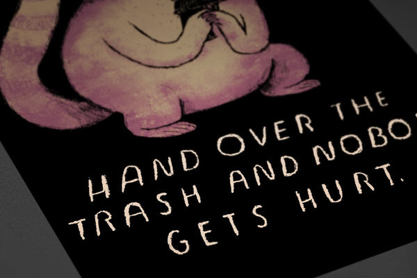 Hand Over The Trash Posters by Louis Roskosch - Pixel Empire