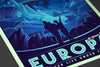 Space Tourism Europa Under The Ice Posters by B Cubed Designs - Pixel Empire