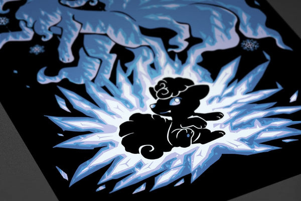 The Ice Tailed Fox Within Posters by Techranova - Pixel Empire