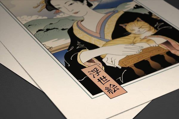 Mona Lisa Ukiyo-e Posters by Vincent Trinidad - Pixel Empire