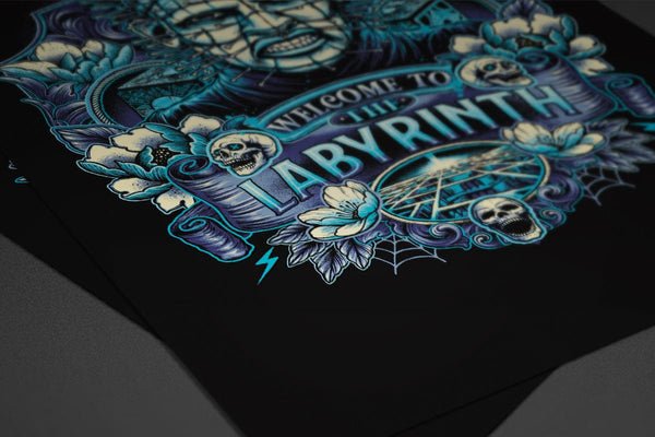 Welcome To The Labyrinth Posters by Glitchy Gorilla - Pixel Empire