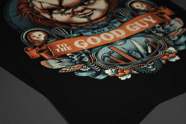 Say Hi To The Good Guy Posters by Glitchy Gorilla - Pixel Empire