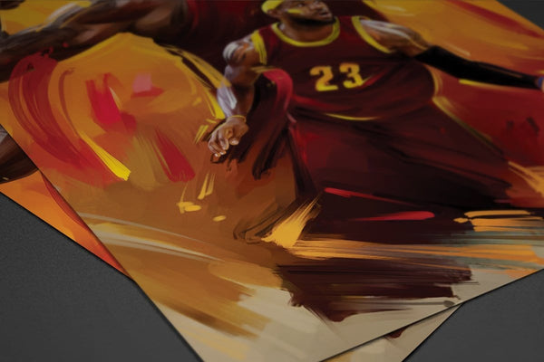 Lebron James Posters by Dmitry Belov - Pixel Empire