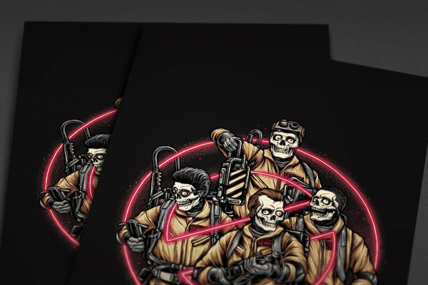 Busted Ghosts Posters by Glitchy Gorilla - Pixel Empire