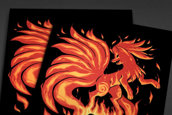 The Flame Tailed Fox Within Posters by Techranova - Pixel Empire
