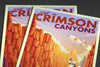 Space Tourism Mars Crimson Canyons Posters by B Cubed Designs - Pixel Empire