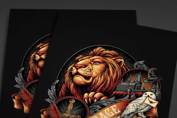 House Of Courage Posters by Glitchy Gorilla - Pixel Empire