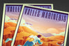 Space Tourism Mars Valles Marineris Posters by B Cubed Designs - Pixel Empire