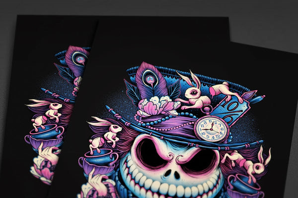 The Mad Skeleton Posters by Glitchy Gorilla - Pixel Empire