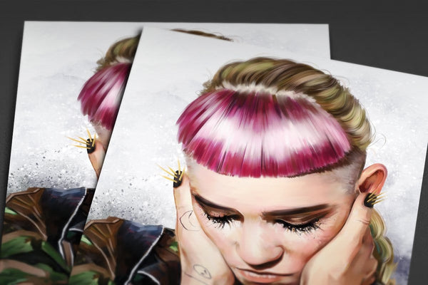Grimes Posters by Dmitry Belov - Pixel Empire