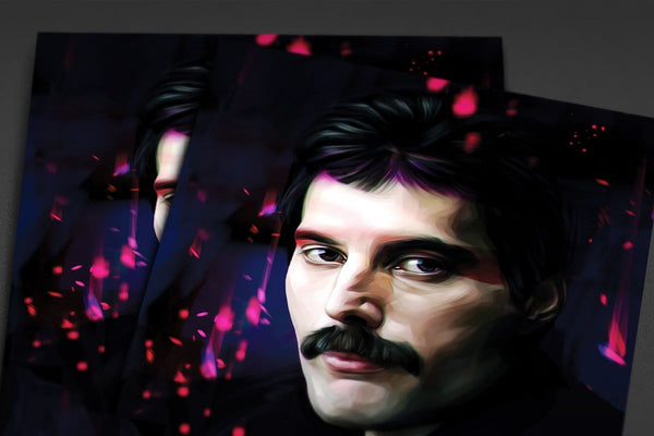 Freddie Mercury Posters by Dmitry Belov - Pixel Empire
