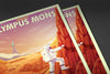 Space Tourism Mars Mountain Climbing Posters by B Cubed Designs - Pixel Empire