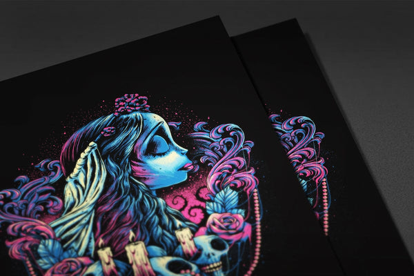 Colorful Bride Posters by Glitchy Gorilla - Pixel Empire