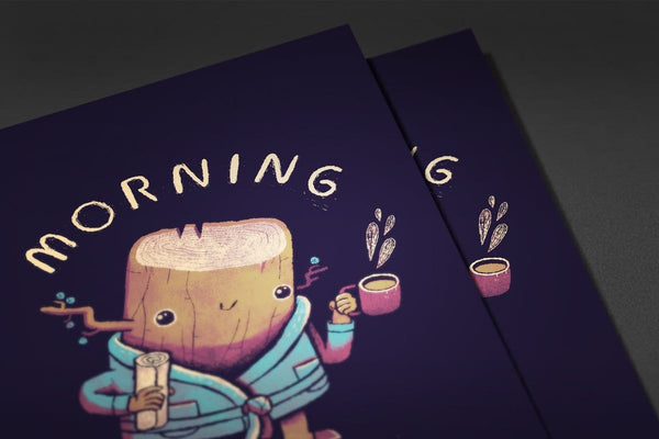 Morning Wood Posters by Louis Roskosch - Pixel Empire
