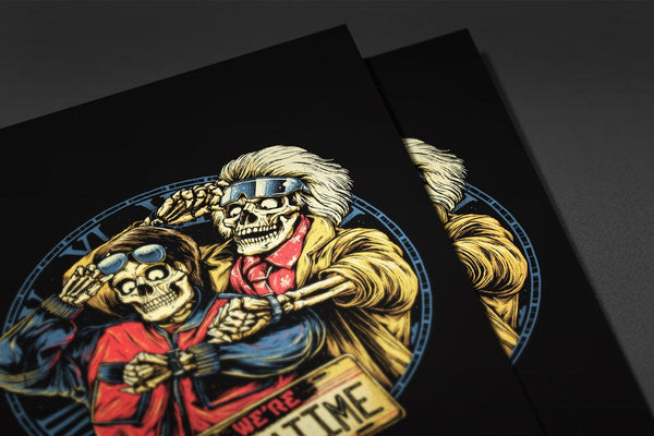 Outatime Posters by Glitchy Gorilla - Pixel Empire