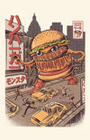 Burgerzilla Posters by Ilustrata - Pixel Empire