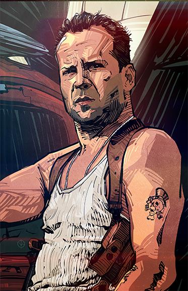 McClane Posters by Nikita Abakumov - Pixel Empire