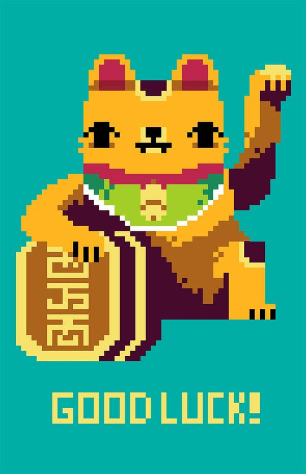 Good Luck Posters by Louis Roskosch - Pixel Empire