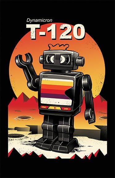 VHS Bot Posters by Vincent Trinidad - Pixel Empire