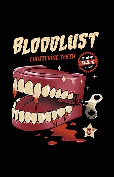Wind-Up Killer Teeth Posters by Vincent Trinidad - Pixel Empire