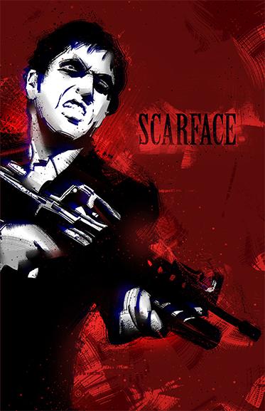 Scarface Posters by Nikita Abakumov - Pixel Empire
