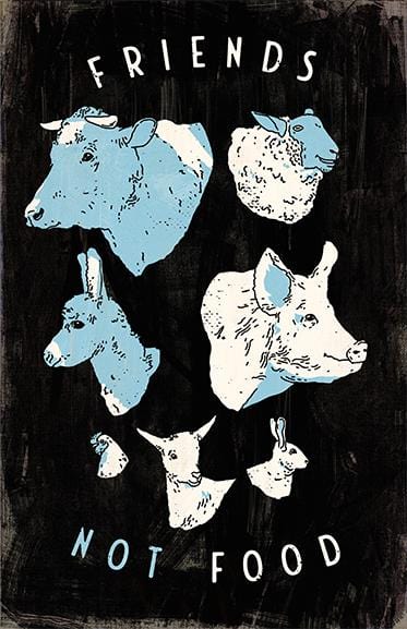 Friends Not Food Posters by Ronan Lynam - Pixel Empire