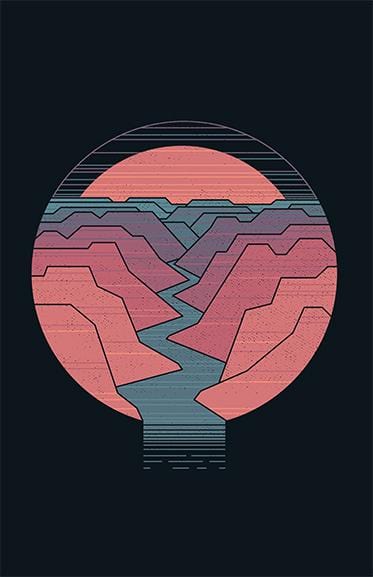 Canyon River Posters by Rick Crane - Pixel Empire