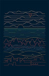 Linear Landscape Posters by Rick Crane - Pixel Empire